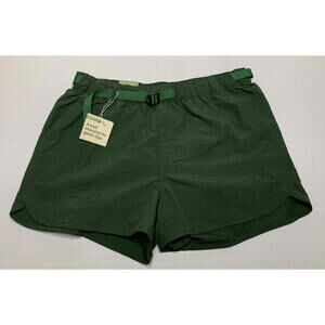Women's REI Trail Made Amphib MED Hiking Swim Heritage Spruce Green Shorts P1513